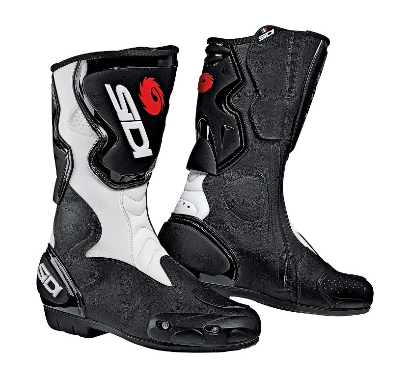 Sidi Sport Race Laars Fusion zwartwit Sidi motorlaarzen | Sidi laarzen | MotorkledingStore