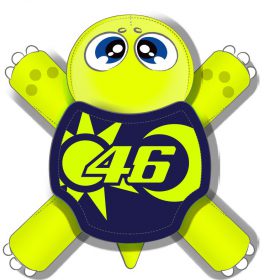 VR46 VALENTINO ROSSI KNUFFEL SCHILDPAD