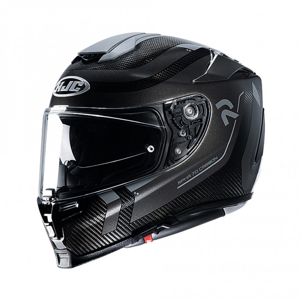 HJC HELM RPHA 70 CARBON REPLE ZWART/GRIJS Gebben Motoren