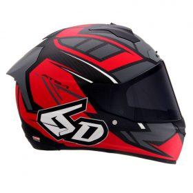 6D ATS 1R ROGUE HELMET MAT ROOD GRIJS