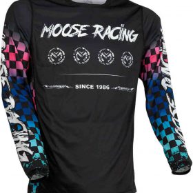 MOOSE RACING JERSEY M1 ZWART ROZE