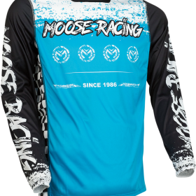 MOOSE RACING JERSEY M1 BLAUW ZWART