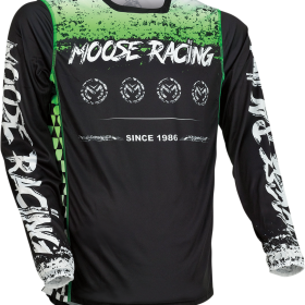 MOOSE RACING JERSEY M1 ZWART GROEN