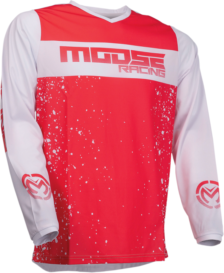 MOOSE RACING JERSEY QUALIFIER - ROOD-WIT
