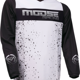 MOOSE RACING JERSEY QUALIFIER - ZWART-WIT