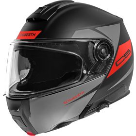 SCHUBERTH C5 ECLIPSE - ZWART-ROOD