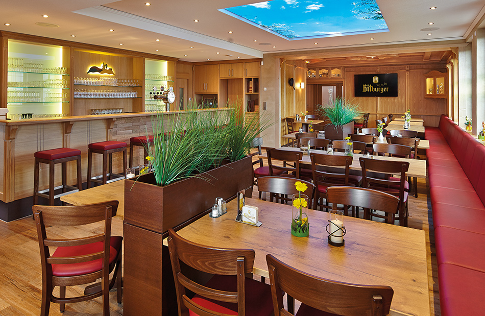 Haus Hubertus Restaurant Hotel Speisesaal 1