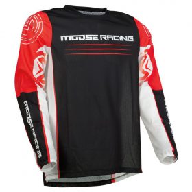 MOOSE RACING JERSEY SAHARA RED BLACK