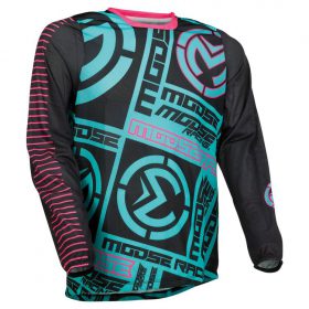 MOOSE RACING JERSEY SAHARA TEAL-PINK