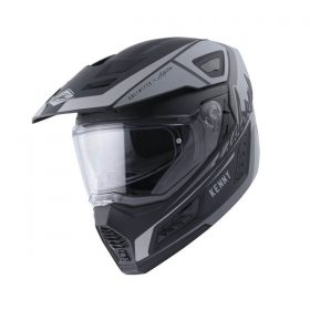 KENNY EXPLORER HELMET GRAPHIC MAT ZWART GRIJS