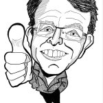 Karikatuur Andre Gebben