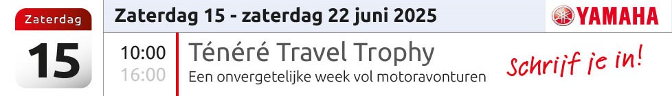 Tenere Travel Trophy 15 22 Juni - Gebben Motoren