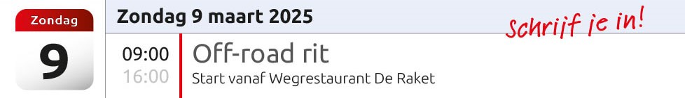 Off Road Rit 9 Maart - Gebben Motoren
