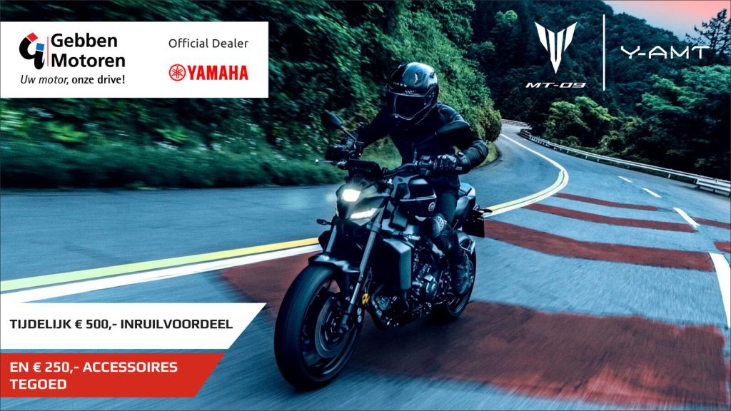 Actie Yamaha MT-09 Y-AMT - Gebben Motoren