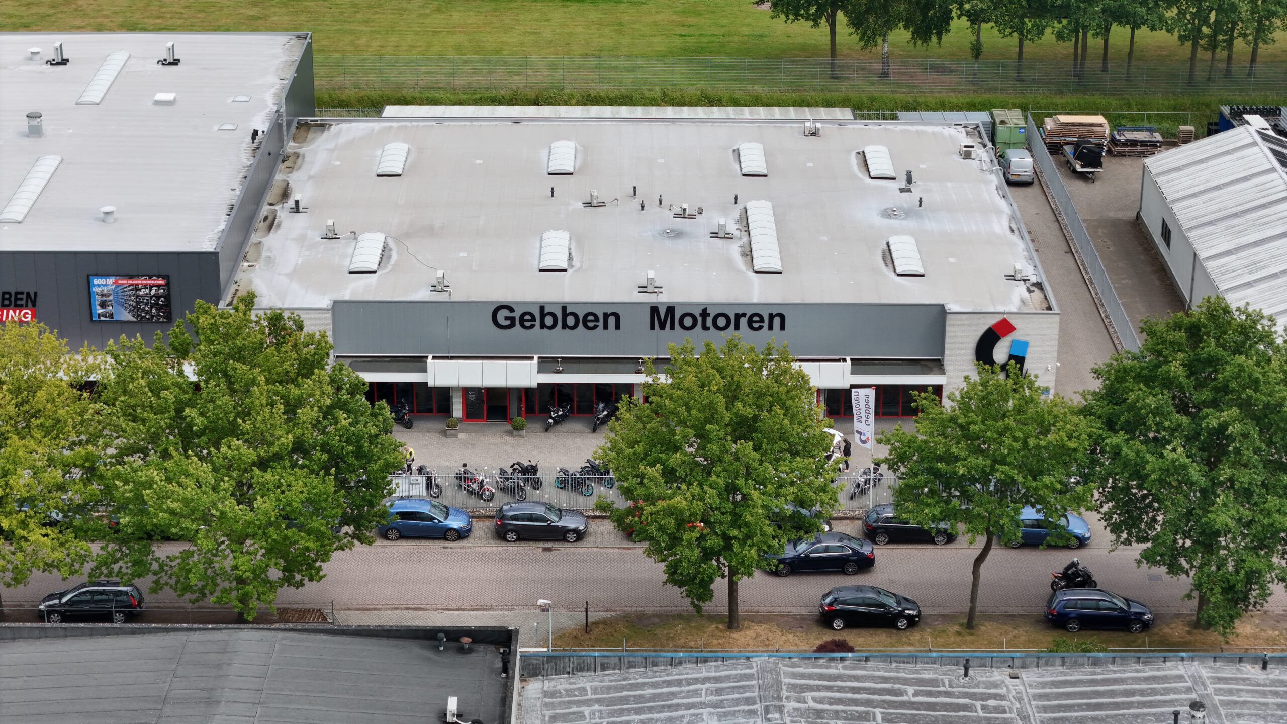 Lucht foto - Gebben motoren